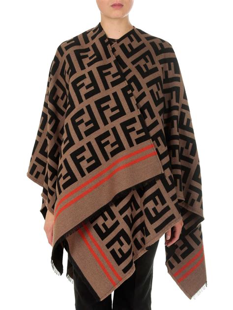 fendi poncho saks.